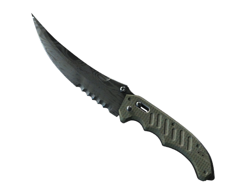 Flip Knife | Damascus Steel