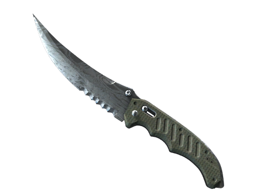 Flip Knife | Damascus Steel
