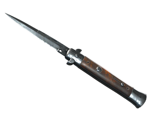 Stiletto Knife | Damascus Steel